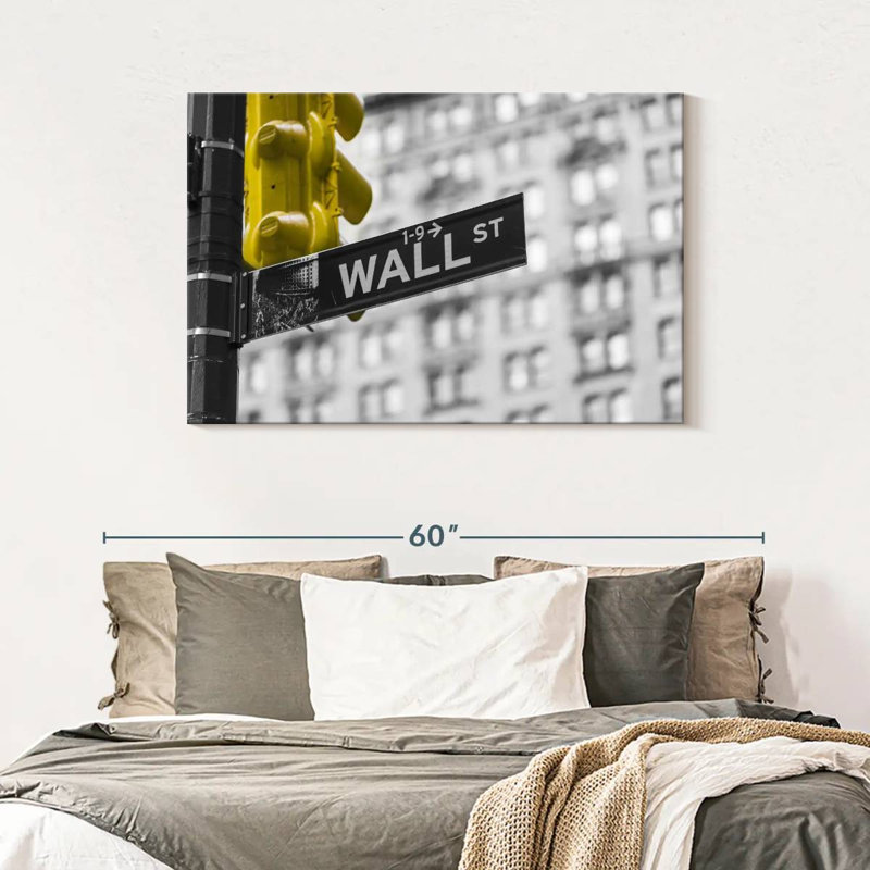 New York Pop Wall Street, H 30 po x l 45 po x P 1,25 po