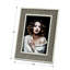 Nilde Silver Metal Picture Frame with Mat