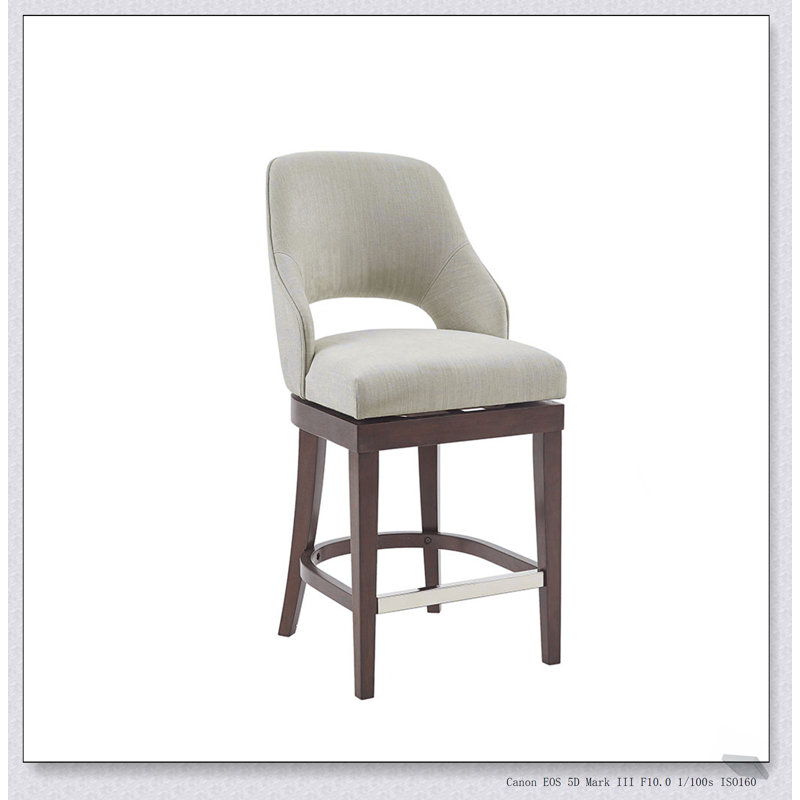 Tabouret de comptoir pivotant confortable avec conception ergonomique et fabrication durable pour les cuisines et les bars modernes