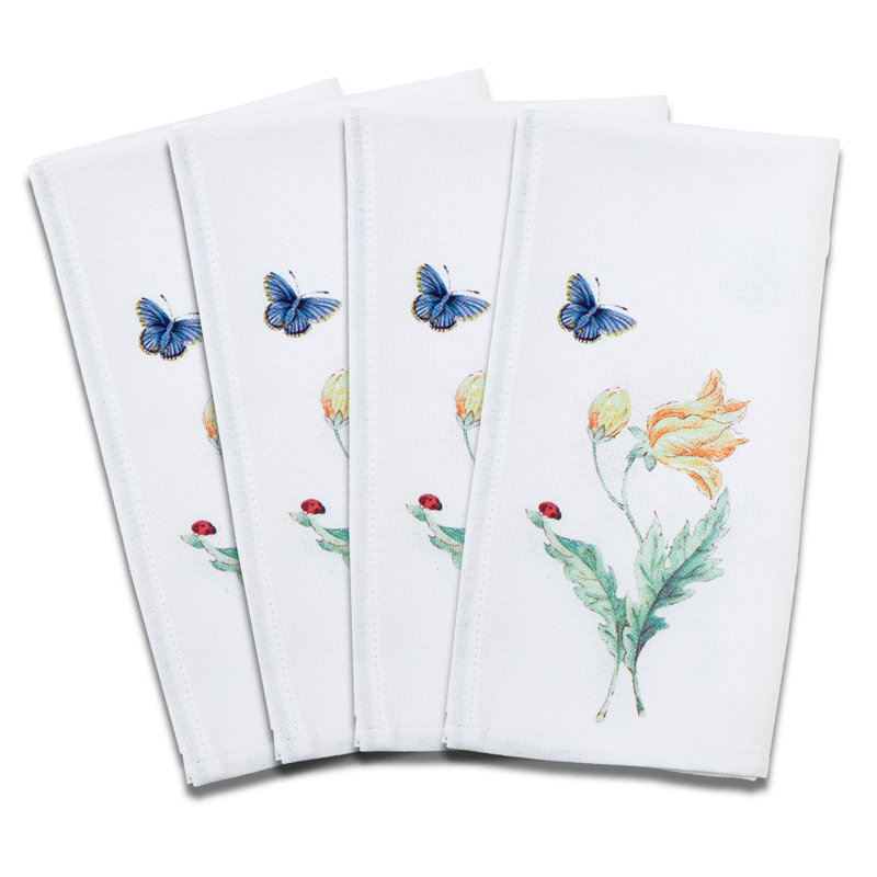 Butterfly Meadow Garden Napkin
