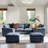 Terencio Modern Modular Storage Sectional Sofa With Hassle-Free Assembly-571647889