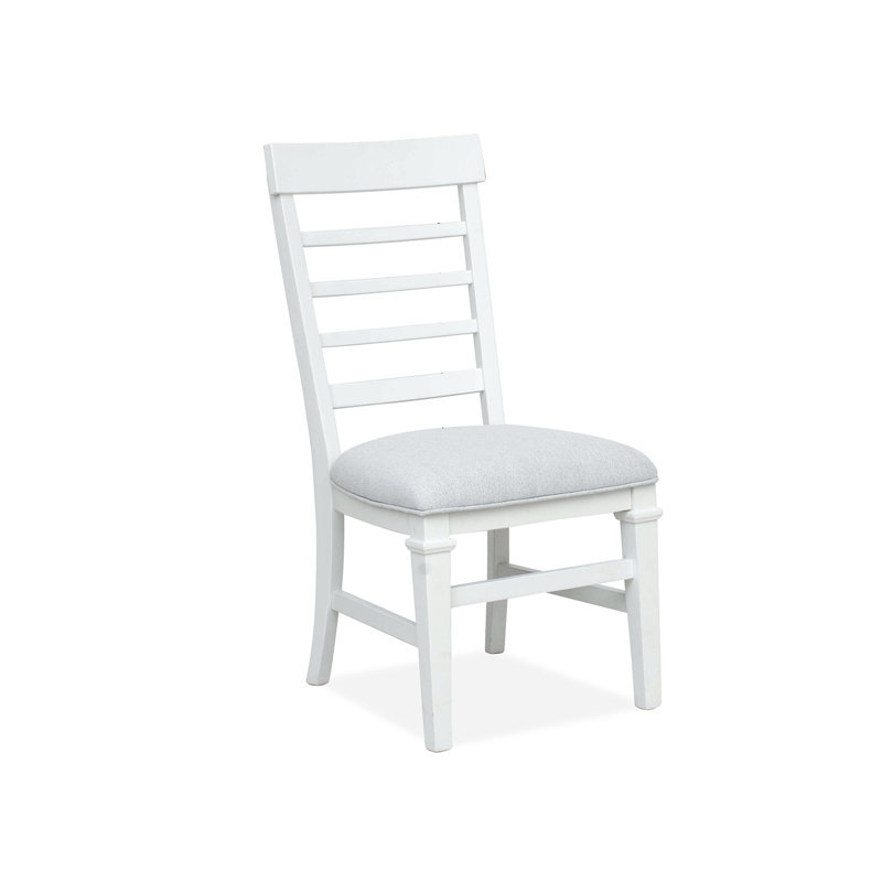 Chaise d'appoint rembourrée Monti, Blanc