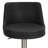 Seneca Swivel Upholstered Faux Leather Adjustable Height Counter Stool with Stainless Steel Frame-137715599