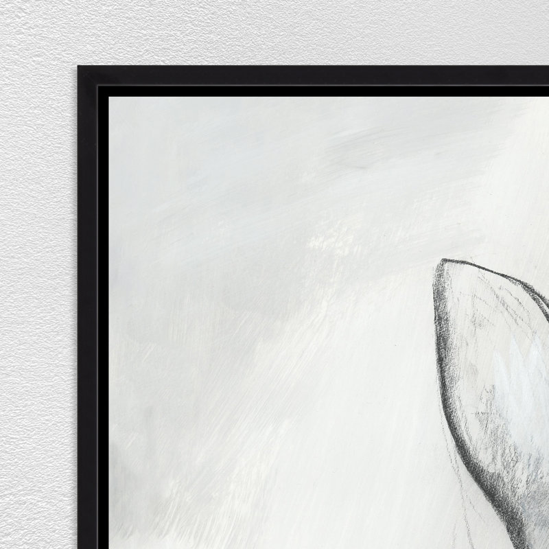 Rabbit In Gray Painting by Richard Ryder
