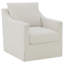 Fauteuil d'appoint pivotant beige Merced