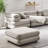 Jubilee Modular Performance Velvet Ottoman-104318356