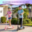 Kids Scooter with 5" LED RGB Lighted Wheels, 4.6 LBS Lightweight and One-Click Detachable Design, Height Adjustable Handlebars-125227351