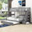 Deeandre Twin Over Full Bunk Bed with Built-In Stairs , Trundle Bed Included-222263113