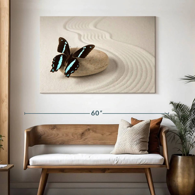 Zen Butterfly, 32" H x 48" W