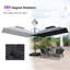 Parasol extérieur carré de 120 po avec base à roulettes incluse, gris-97805086