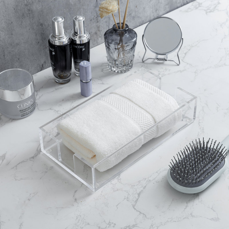 Acrylic Freestanding and Countertop Paper Towel Holder
