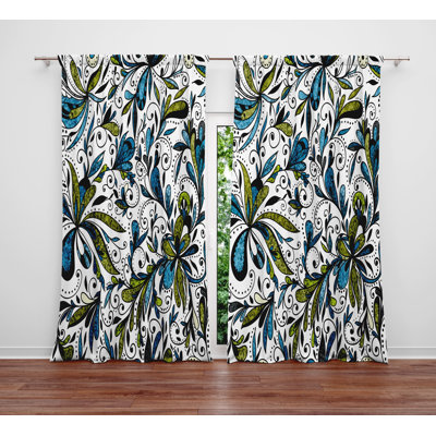 Semi Sheer Curtain Panel Pair