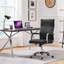 Chaise de travail ergonomique en similicuir Caileb-493789760