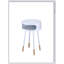 Table d'appoint ronde blanche Sonria