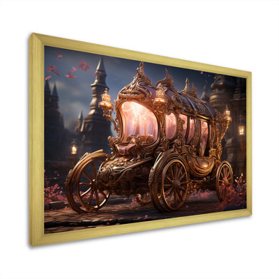 Enchanted Princess Carriage II - Old American Cart Wall Art