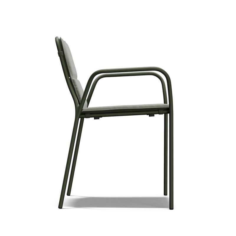 XY Outdoor Dining Chair, Olive