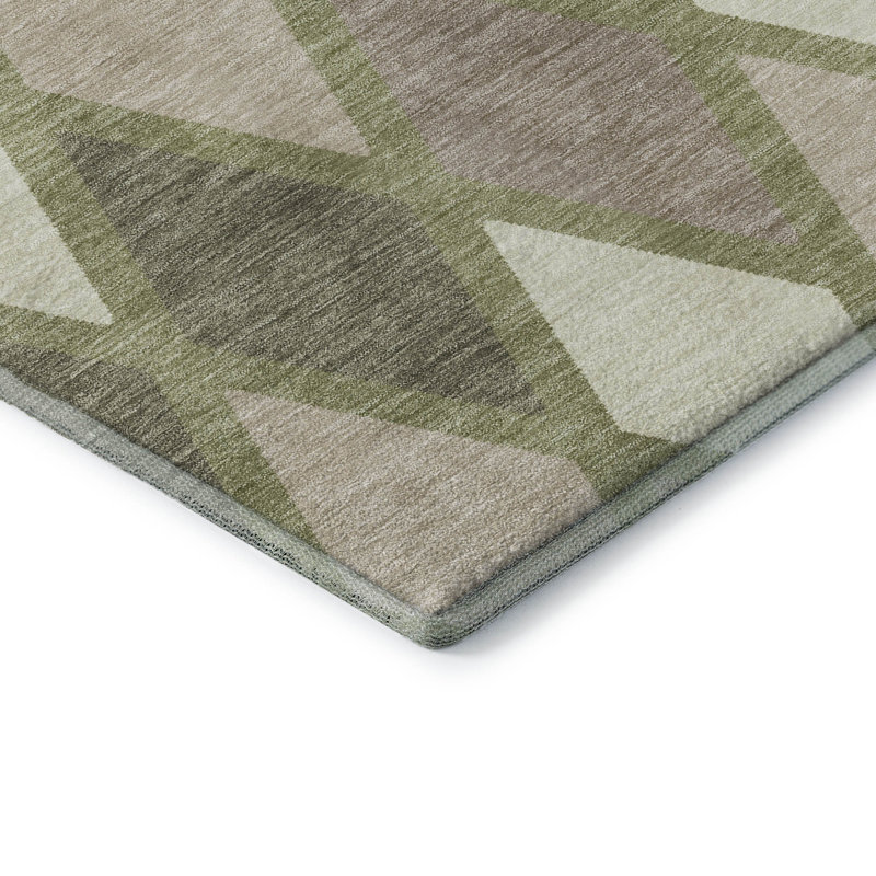 Tapis en aloès Prisco lavable à la machine de qualité supérieure, Rectangle 5 pi x 7 pi 6 po