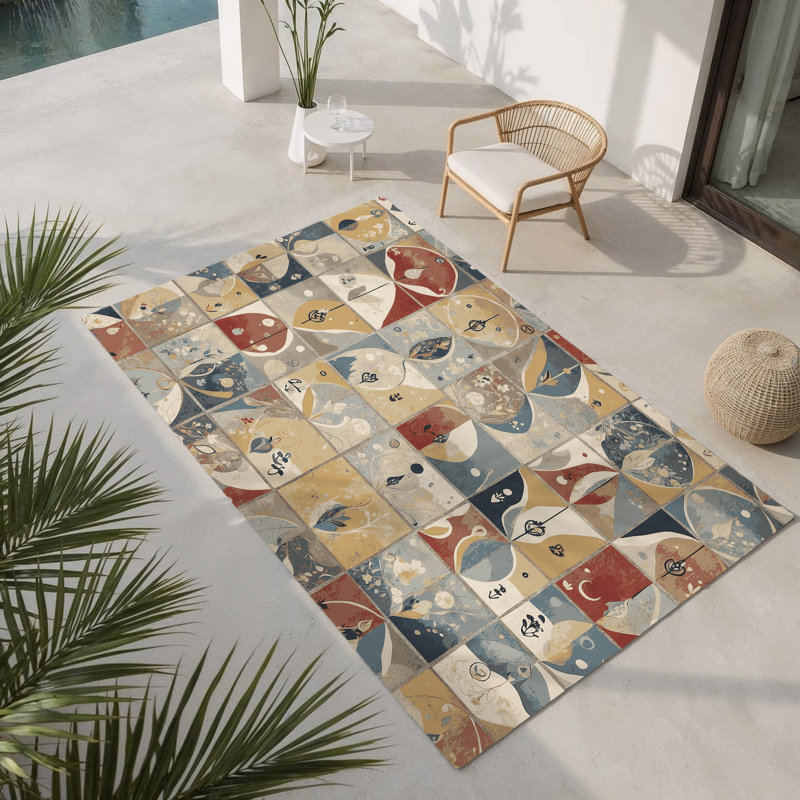 Tapis intérieur et extérieur Cheeky Stomp, Rectangle 1 pi 6 po x 2 pi 6 po