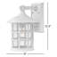 Freeport White 1 - Bulb Outdoor Wall Lantern-172627686-233284137