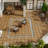 Floor Tiles Pack Of 22  WPC Wood-Plastic Composite Deck Tiles DIY Interlocking Decking Tiles-113414414