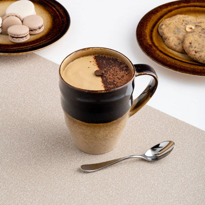 Premium Porcelain Mug | 10 oz Non Stackable Coffee Mug | Microwave & Dishwasher Safe