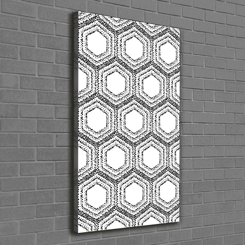 Athanasia Geometric Background - Wrapped Canvas Print