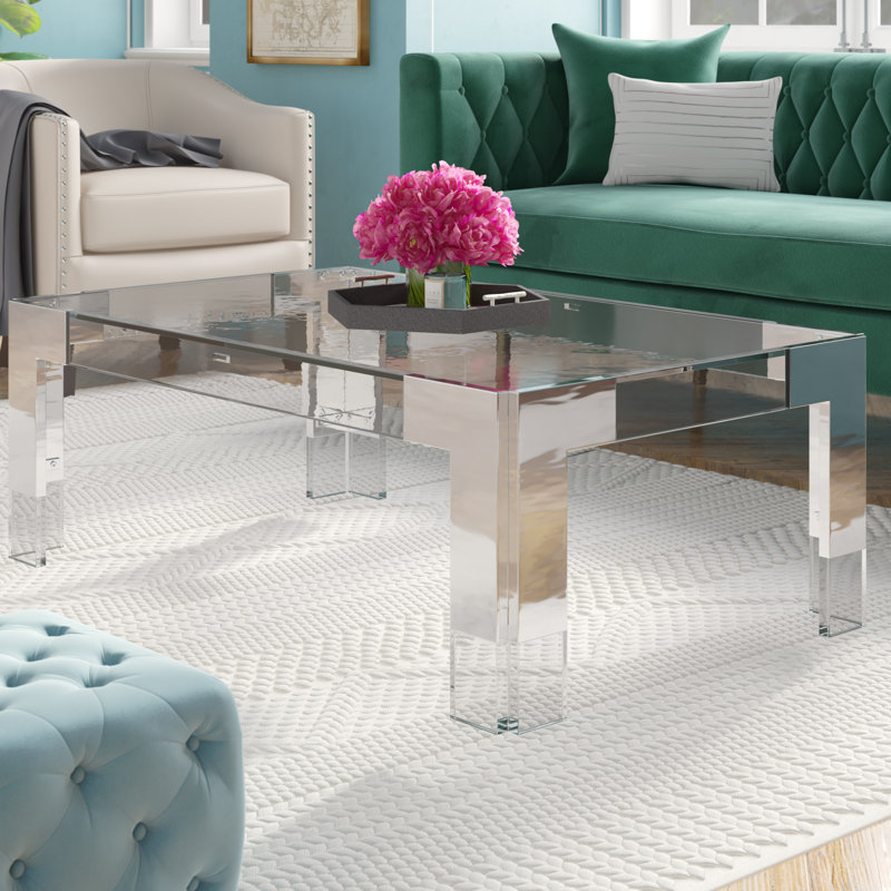 Table basse Casper, Chrome