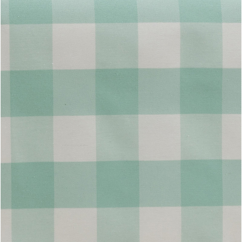 Salerno Buffalo Plaid Tablecloth, 16" W x 108" L, Green