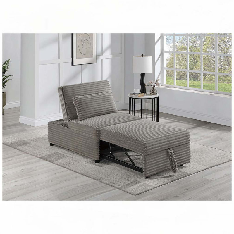 Fauteuil convertible Corduroy, Fumée 
