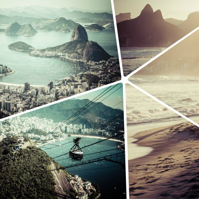 Rio de Janeiro, impression sur toile tendue