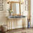 48 Inch 2 Tier Hallway Console Table With Storage Drawer For Entryway Living Room Foyer