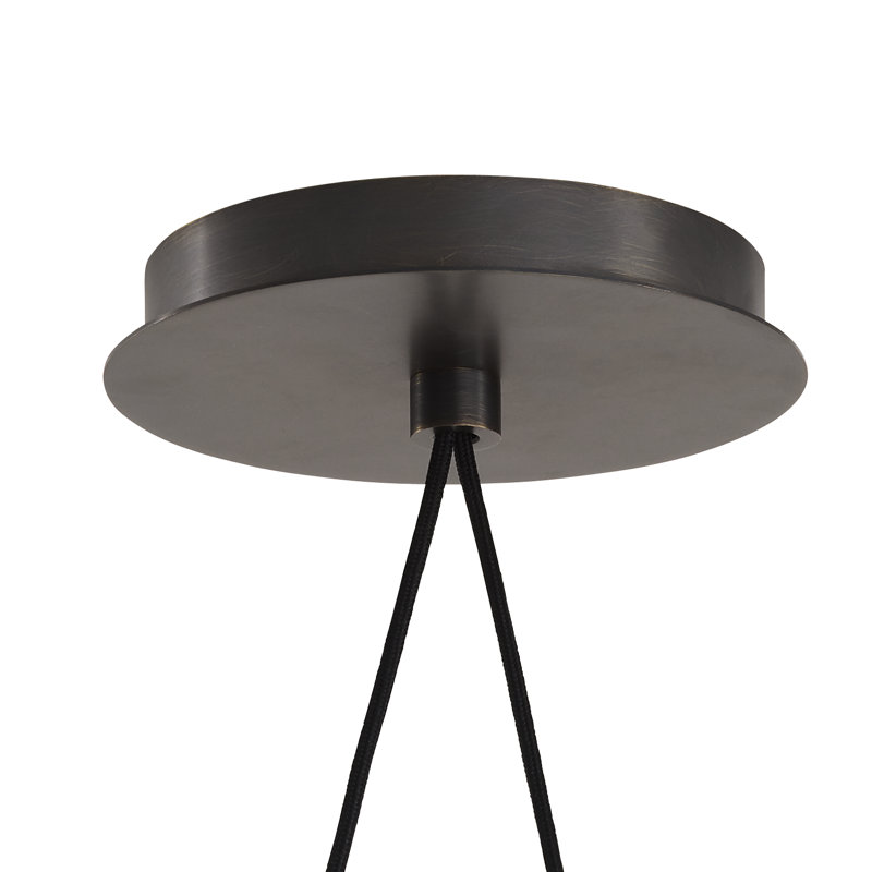 Melt 5 - Light LED Chandelier, Matte Black