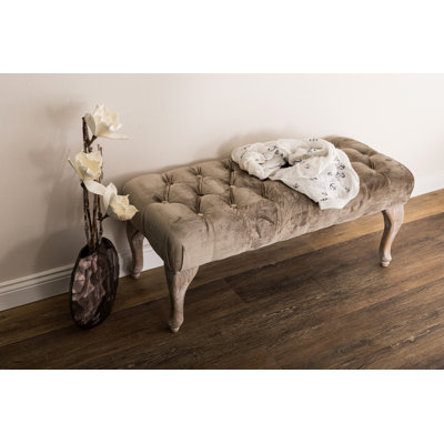 Glennon Polyester Upholstered Bench