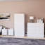 Tanino 4 Piece Bedroom Set (2 Drawer Large Bedside Chest X2, 8 Drawer Chest, 2 Door 2 Drawer Wardrobe)-771787942