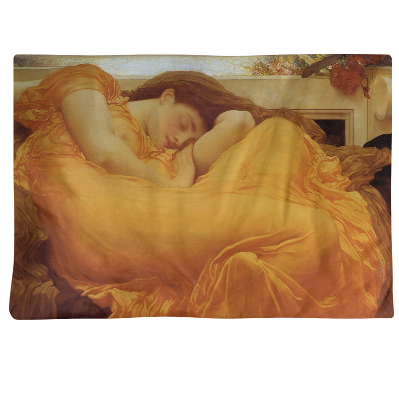 Récapitulatif 18" flamme juin Frederic Leighton, Polyester sergé