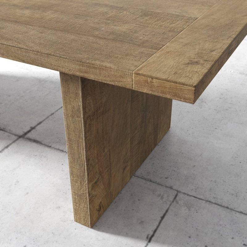 Table de salle à manger Marirose, H 31 po x L 96 po x l 40 po, Brun
