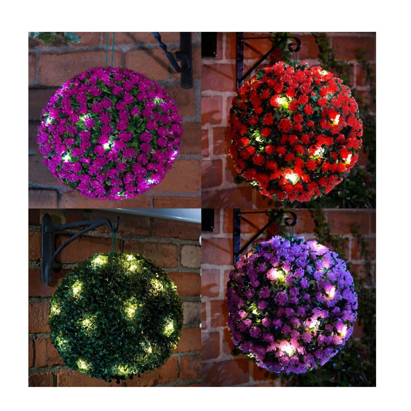 Damion 28cm LED Solar Powered 20 - Bulb Standard String Light
