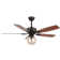 52" Alzata 5-Blade Standard Ceiling Fan with Remote Control and Light Kit
