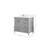 Aberdeen 36 " W Freestanding Standard Free Standing 1 Single Vanity Bathroom Vanity With Marble Top