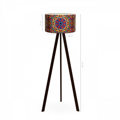 140 cm Tripod-Stehlampe Genrose