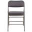 Premium Curved Triple Braced & Double Hinged Fabric Upholstered Metal Folding Chair-1755300527-1755300497