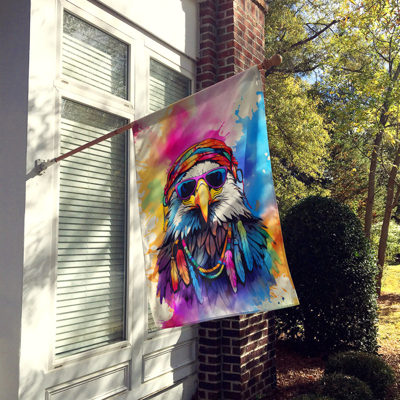 Drapeau de maison hippie