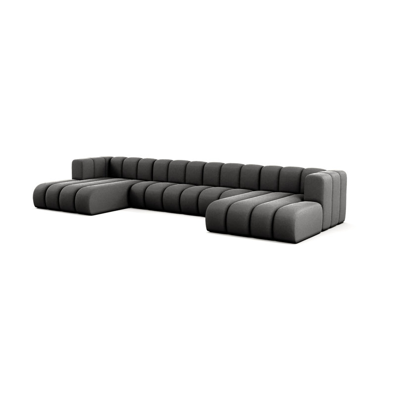 4 Seater Velvet Corner Sectional