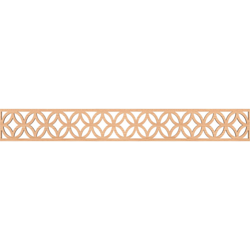 Moulure Crosby, Noyer blanc, H 6 po x l 46,5 po x P 0,25 po