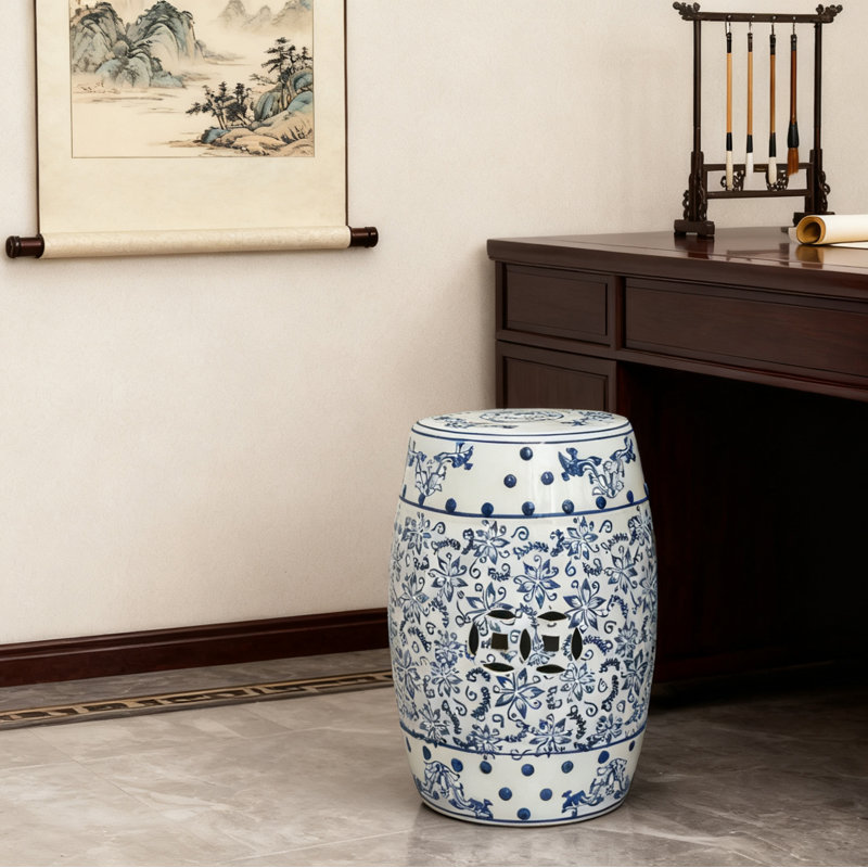 Chinese classical ceramic stool