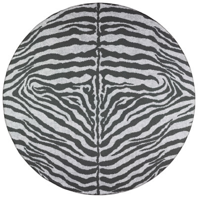 Chenille Washable Animal Print Indoor / Outdoor Rug