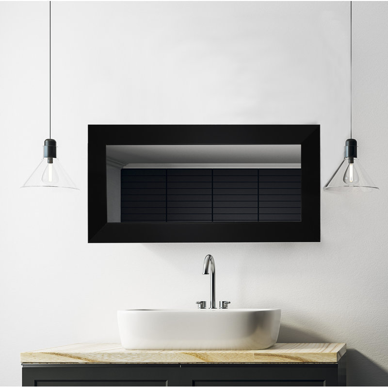Mirror, 22" x 33", Black