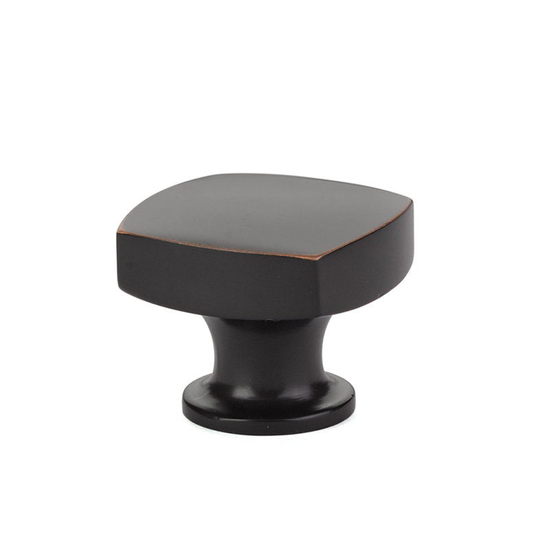 Urban Modern Square Knob, Oil Rubbed Bronze