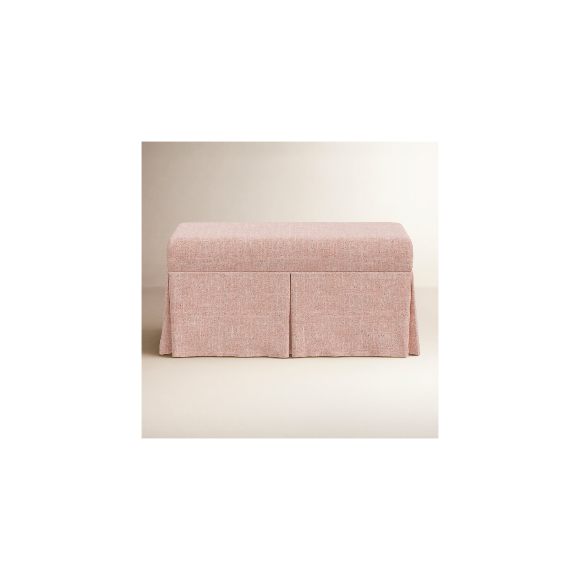Wyatt Storage Bench, Pink