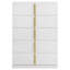 Commode de chambre 5 tiroirs Lauryn